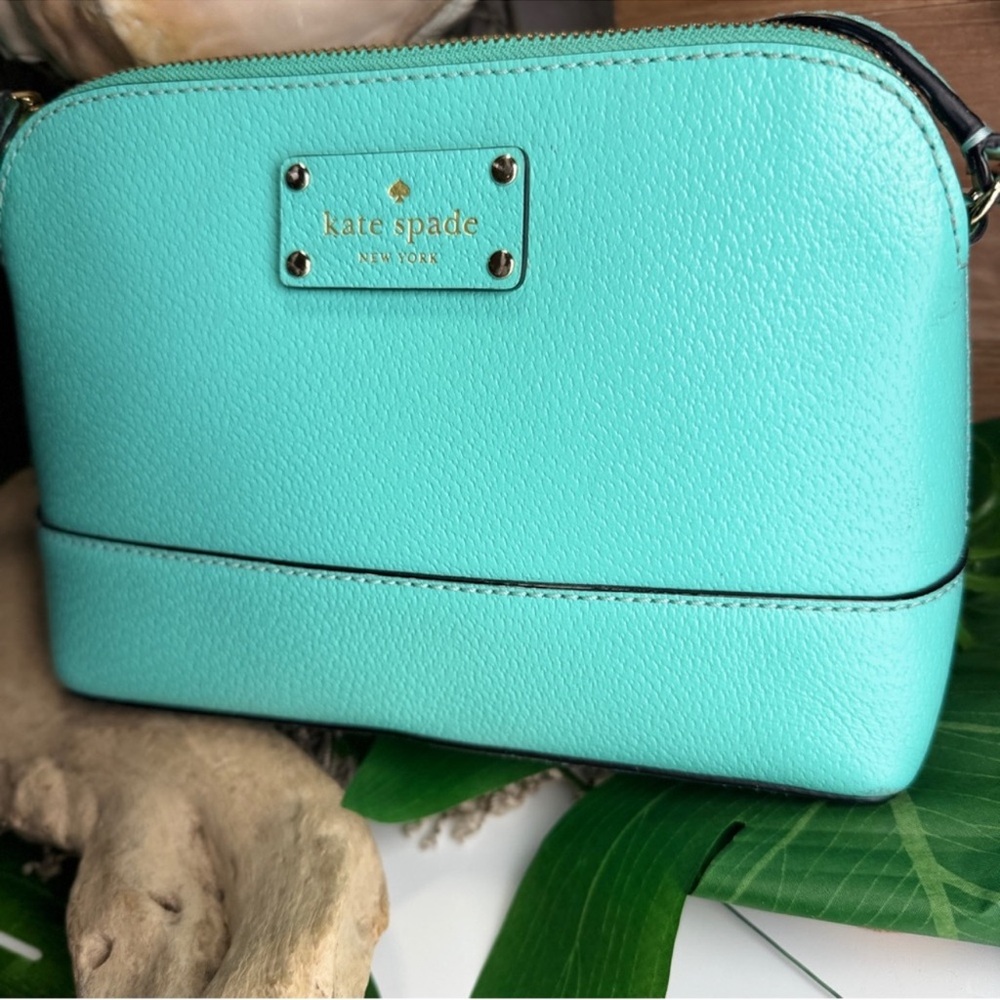 Kate Spade Southport Ave Hanna Blue Crossbody/Dome Bag - Picture 5 of 16